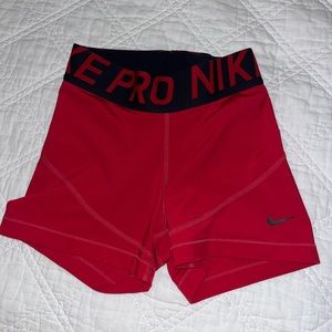 Red/Black Nike pros